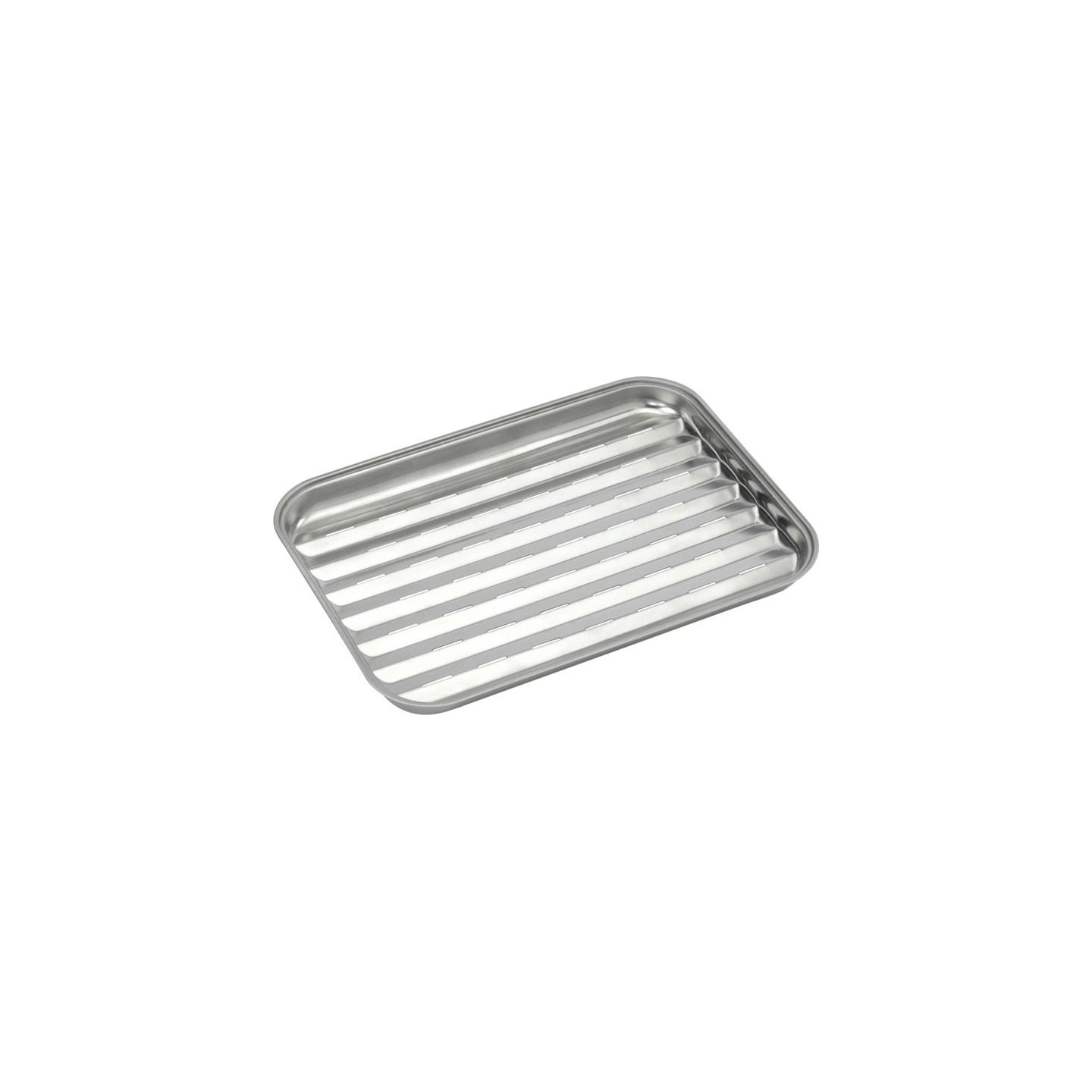 Barbecook | Reusable stainless steel grill pan, 34.5 x 24 x 3 cm | BC-ACC-7079