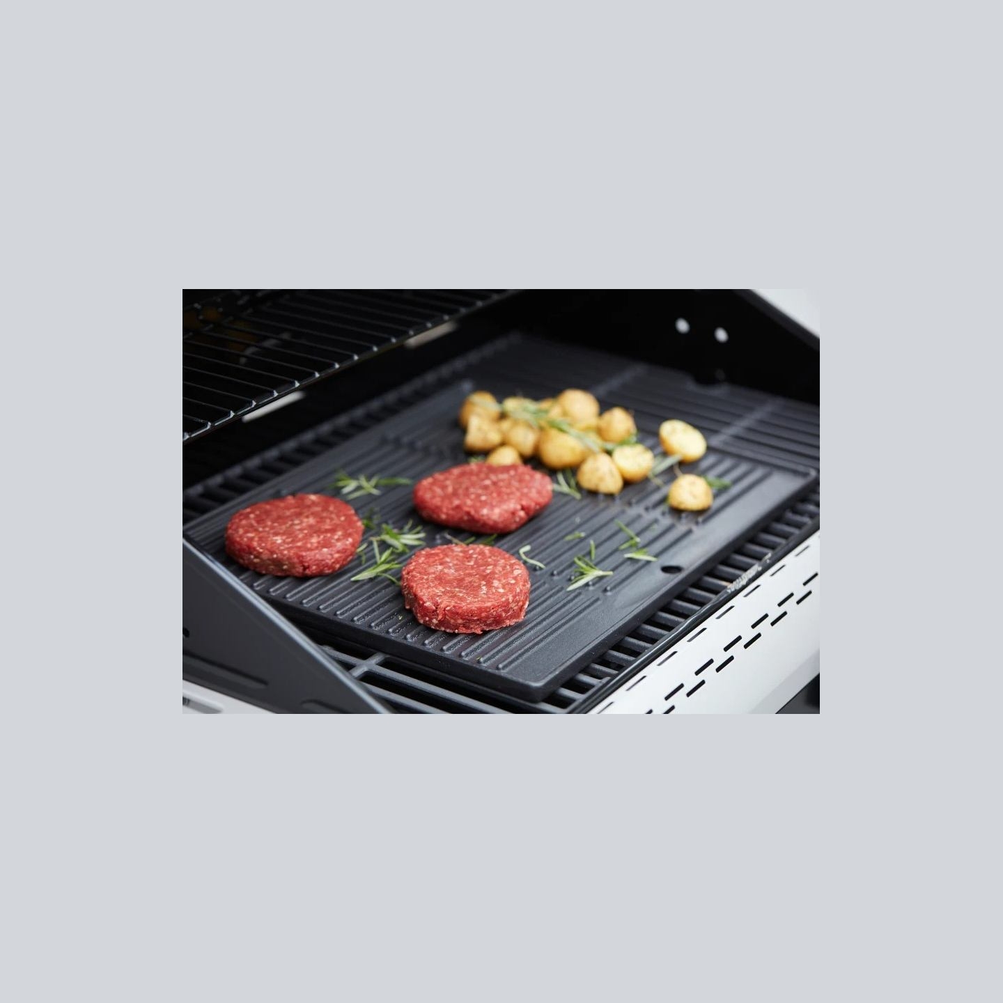 Barbecook | Dynamic Core Enamelled Cast Iron Cooking Griddle, 43 x 35 x 2 cm | BC-ACC-7126
