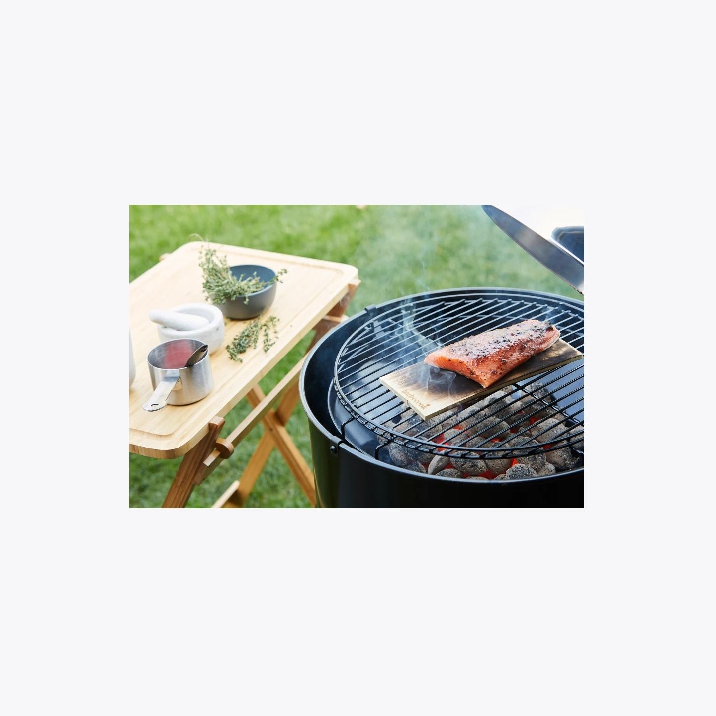 Barbecook | Stainless steel saucepot with brush, 10.5 x 7.5 x 23 cm | BC-ACC-7211