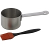 Barbecook | Stainless steel saucepot with brush, 10.5 x 7.5 x 23 cm | BC-ACC-7211