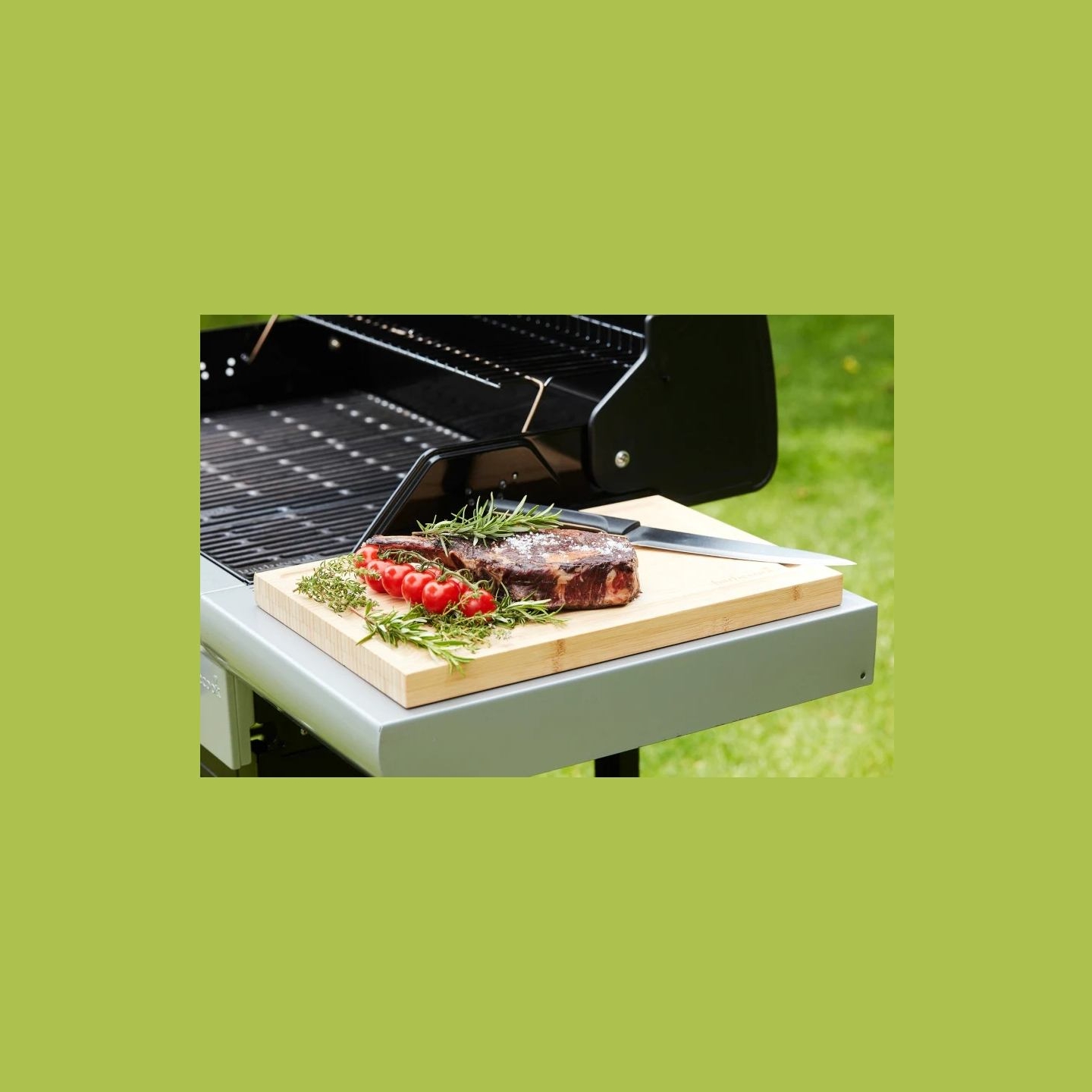 Barbecook | Bamboo cutting board with groove FSC, 40 x 30 x 3 cm (per 3 pcs) | BC-ACC-7306
