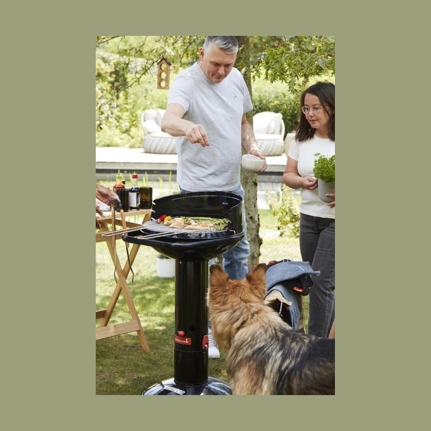 Barbecook Charcoal Barbecue Loewy 45, 43 x 43 x 97 cm | BC-CHA-1007 | Black