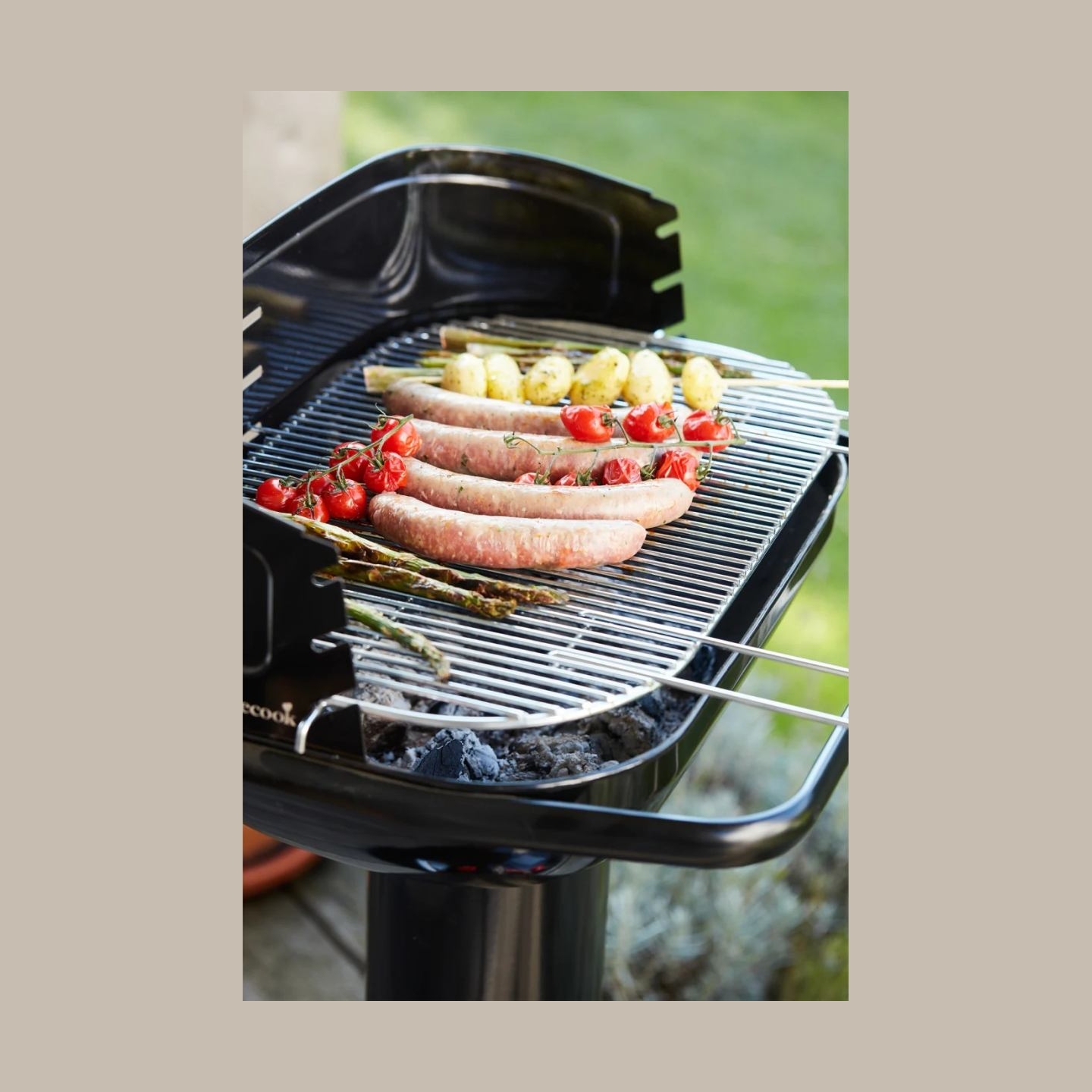 Barbecook Charcoal Barbecue Loewy 55, 59.8 x 35.4 x 101 cm | BC-CHA-1009 | Black