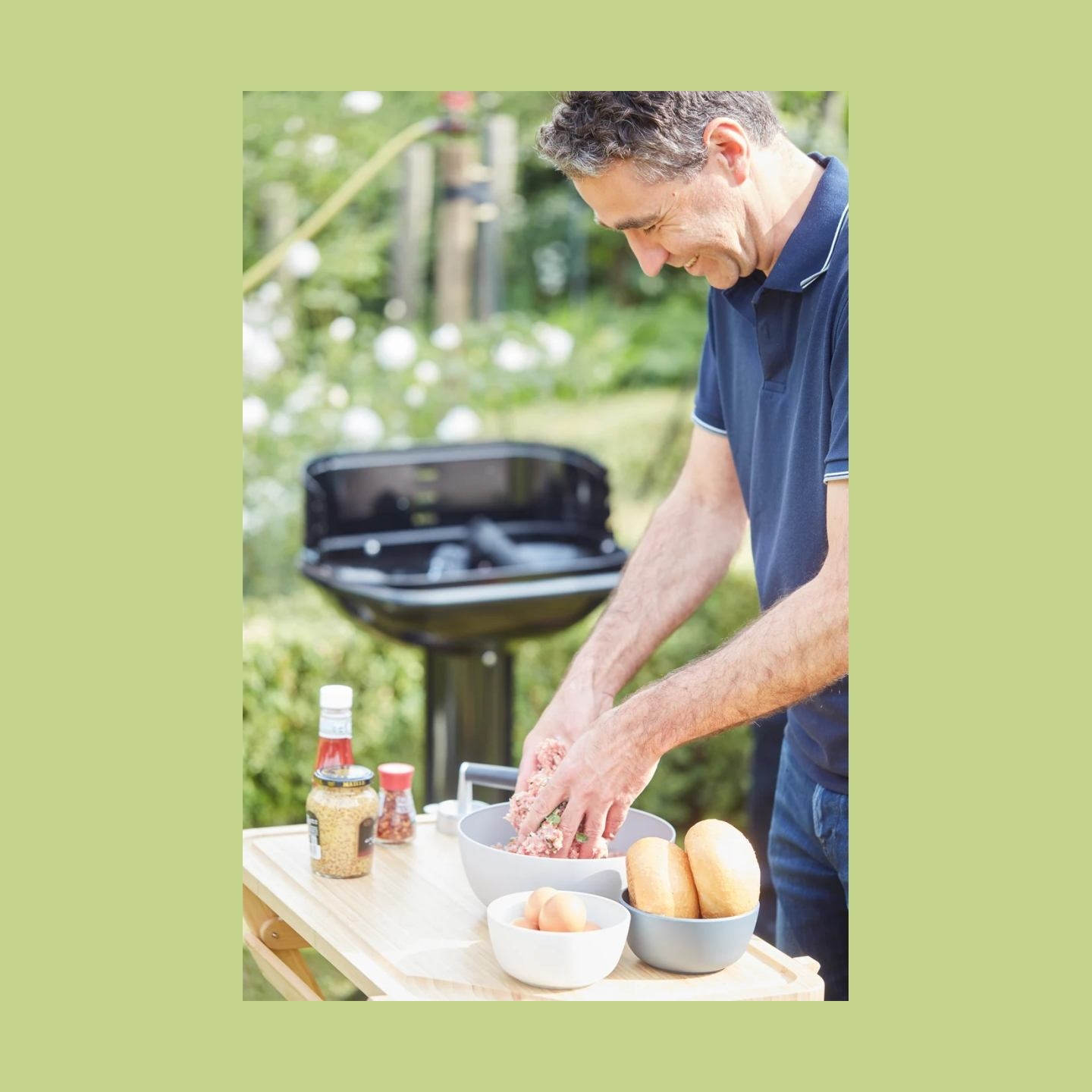 Barbecook Charcoal Barbecue Loewy 55, 59.8 x 35.4 x 101 cm | BC-CHA-1009 | Black