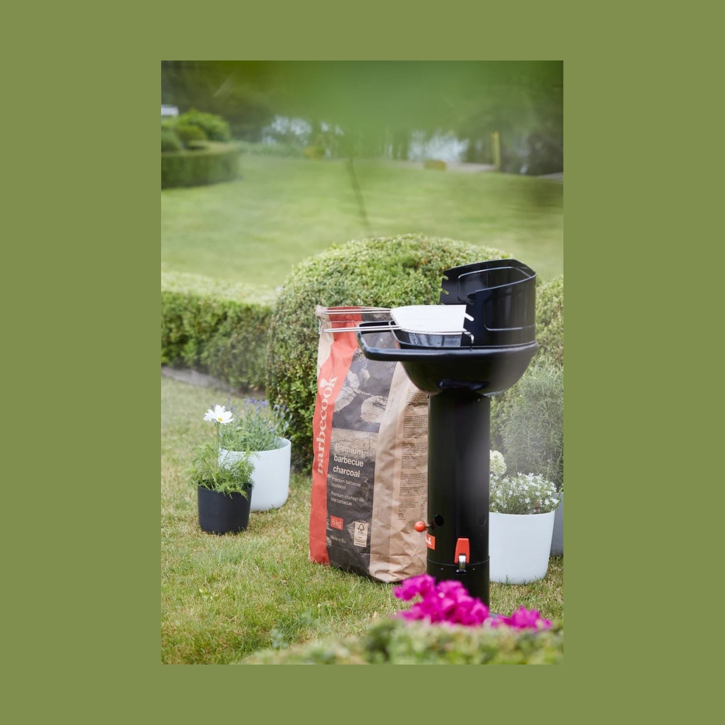 Barbecook Charcoal Barbecue Loewy 55, 59.8 x 35.4 x 101 cm | BC-CHA-1009 | Black