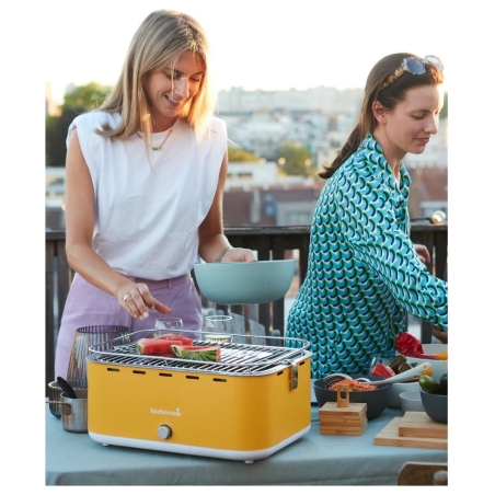 Barbecook Charcoal Table Grill Carlo , 44 x 33 x 21 cm | BC-CHA-1016 | Yellow Sunshine