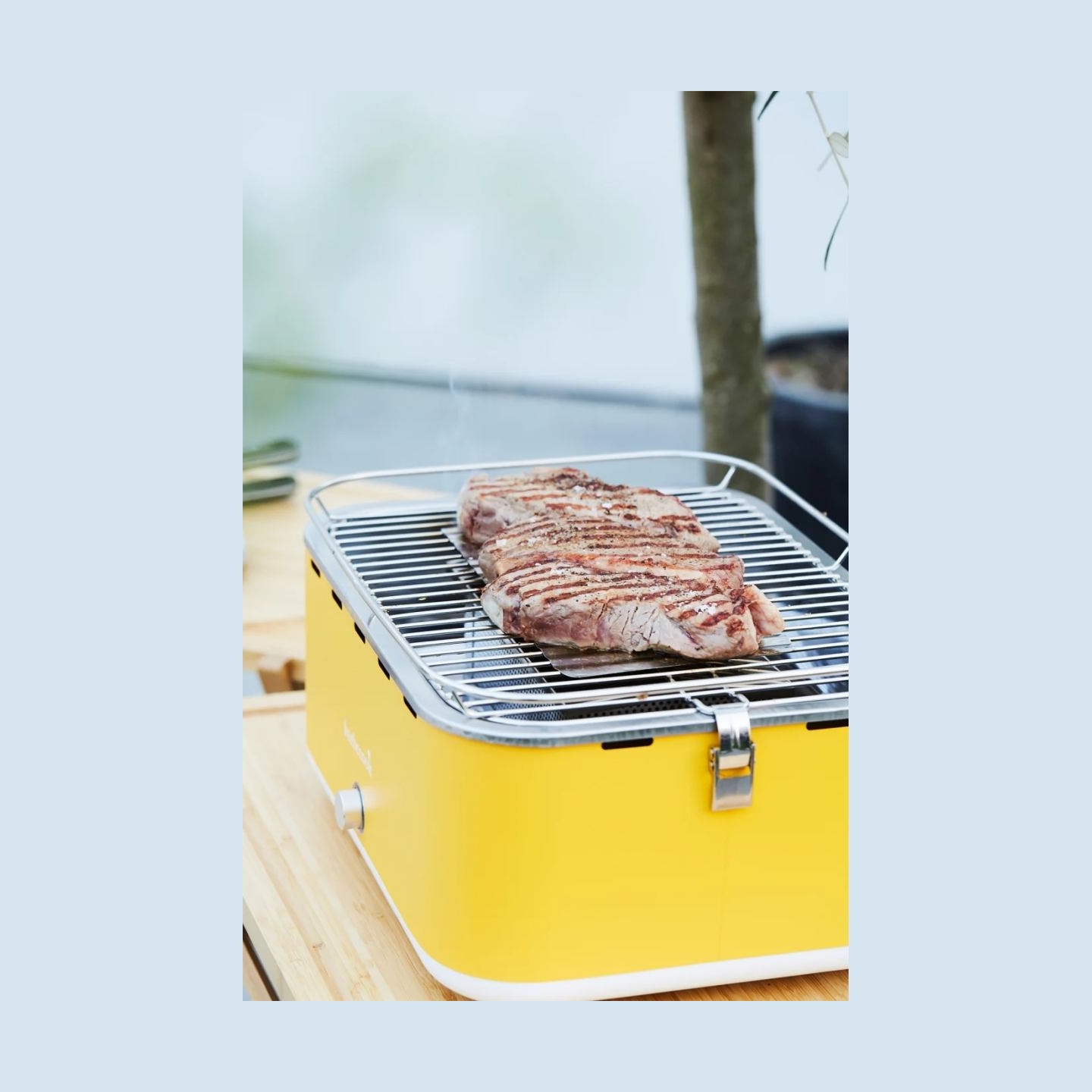 Barbecook Charcoal Table Grill Carlo , 44 x 33 x 21 cm | BC-CHA-1016 | Yellow Sunshine