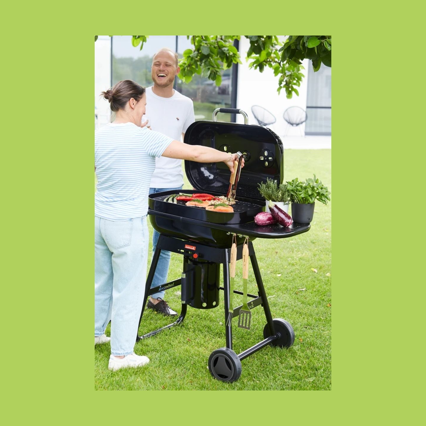 Barbecook Charcoal Barbecue Magnus Comfort, 85 x 64 x 110 cm | BC-CHA-1068 | Black