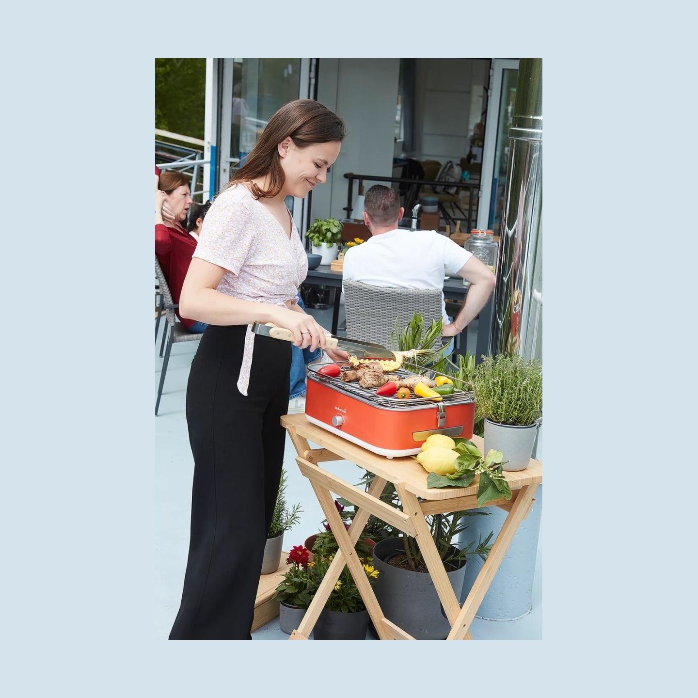 Barbecook BC-ELE-1001 | Electric Grill E-Carlo | Table | 2500 W | Red