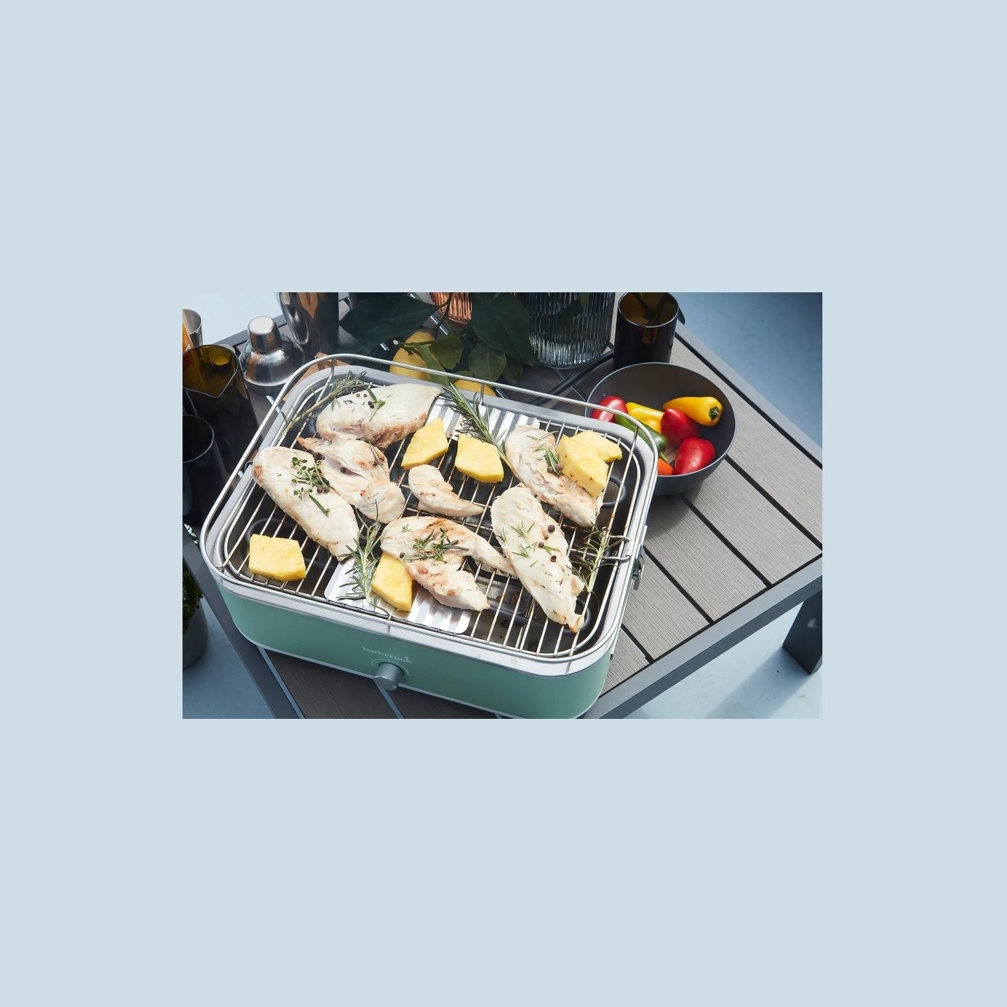 Barbecook Electric Grill E-Carlo | BC-ELE-1002 | Table | 2500 W | Green