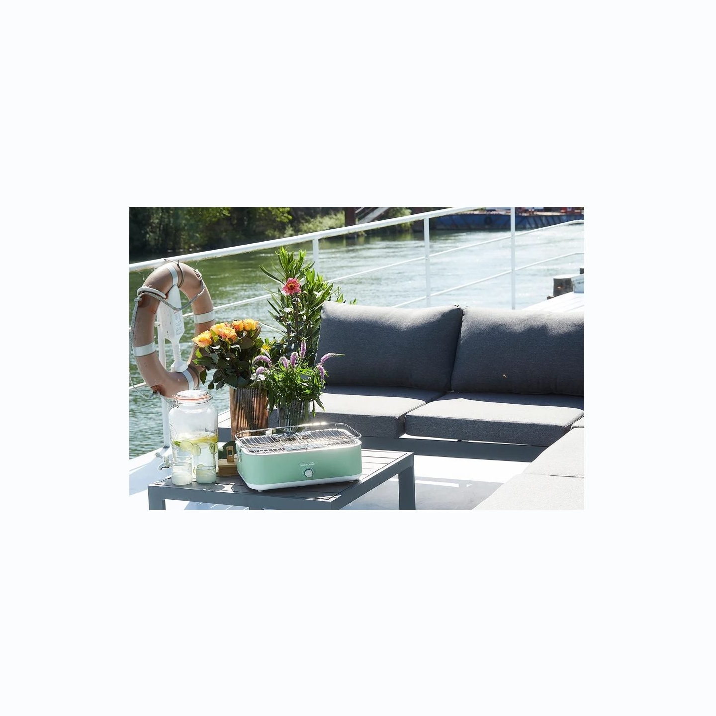 Barbecook Electric Grill E-Carlo | BC-ELE-1002 | Table | 2500 W | Green