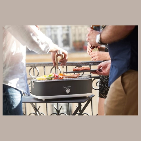 Barbecook Electric Grill E-Carlo | BC-ELE-1003 | Table | 2500 W | Midnight Grey