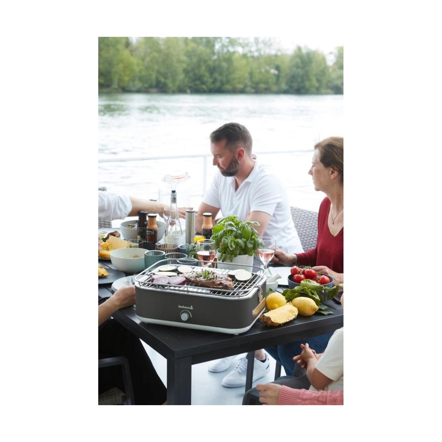 Barbecook Electric Grill E-Carlo | BC-ELE-1003 | Table | 2500 W | Midnight Grey
