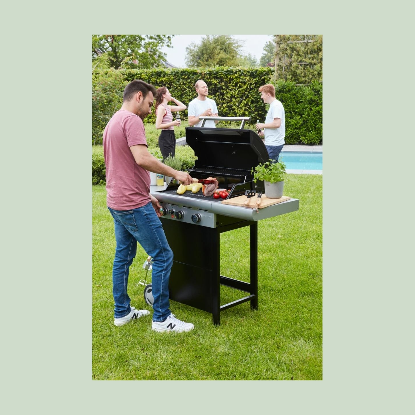 Barbecook Gas Barbecue Spring 3112 with Storage, 115 x 55 x 133 cm | BC-GAS-2002