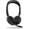 Jabra Headphones Evolve2 65 Flex Link380a UC Stereo Wireless Charger