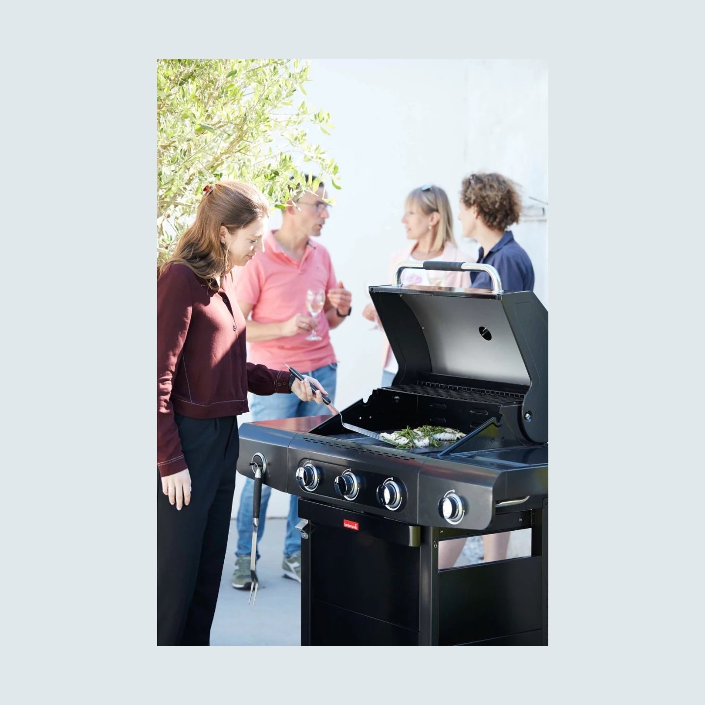 Barbecook Gas Barbecue Siesta 310 Graphite, 124 x 56 x 118 cm | BC-GAS-2072