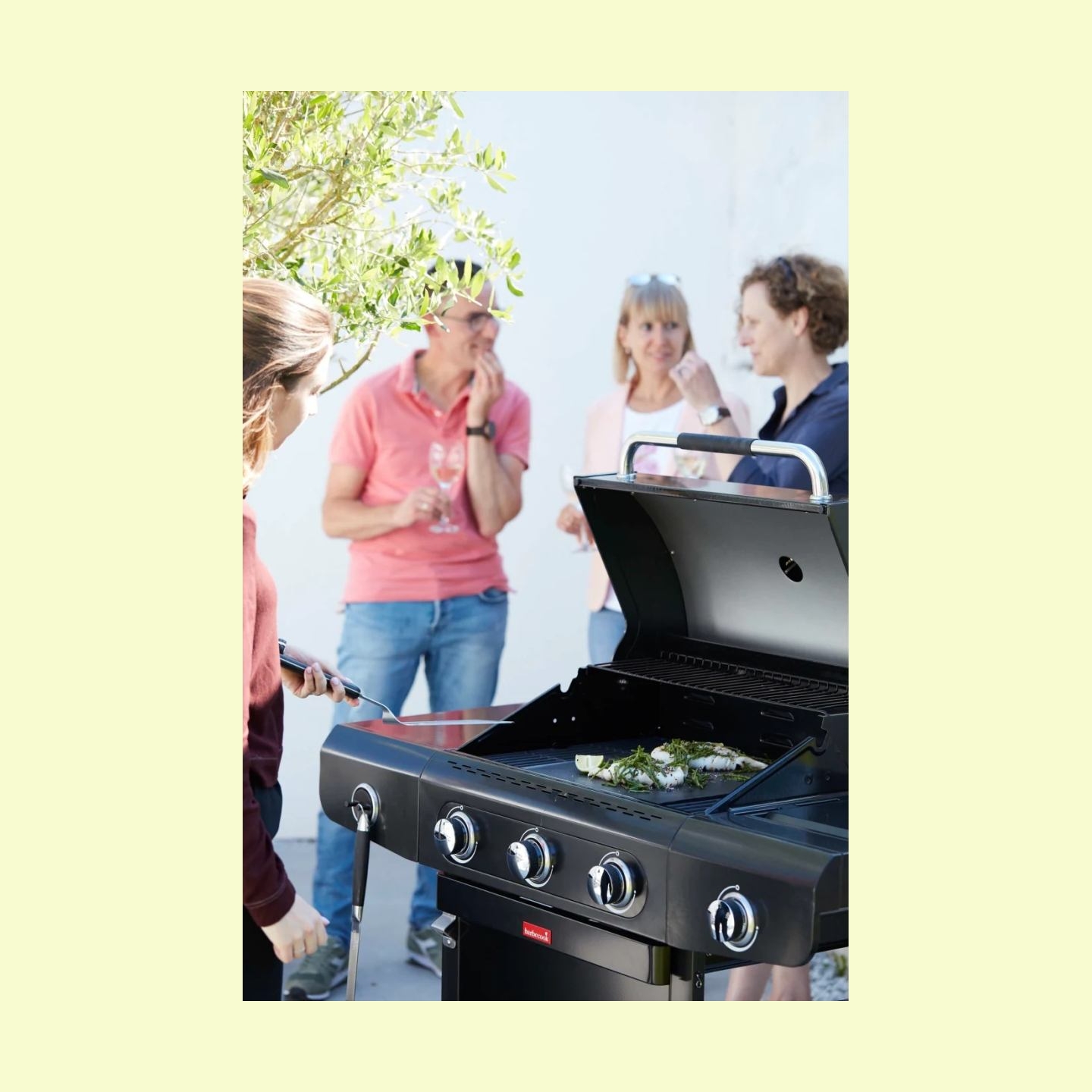 Barbecook Gas Barbecue Siesta 310 Graphite, 124 x 56 x 118 cm | BC-GAS-2072