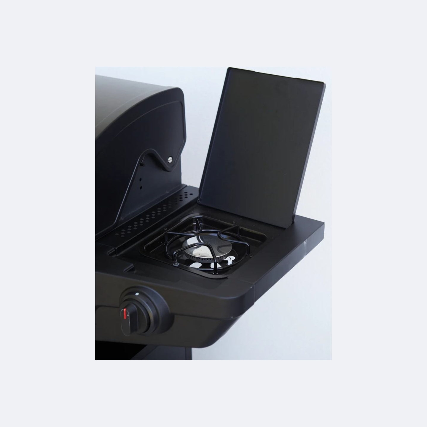 Barbecook Gas Barbecue Luca 412 with Cabinet and Sideburner, 145.4 x 60.3 x 112.3 cm | BC-GAS-3100