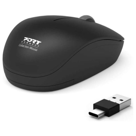 Port Connect Mouse | Collection II | Wireless | 2.4 GHz | Black