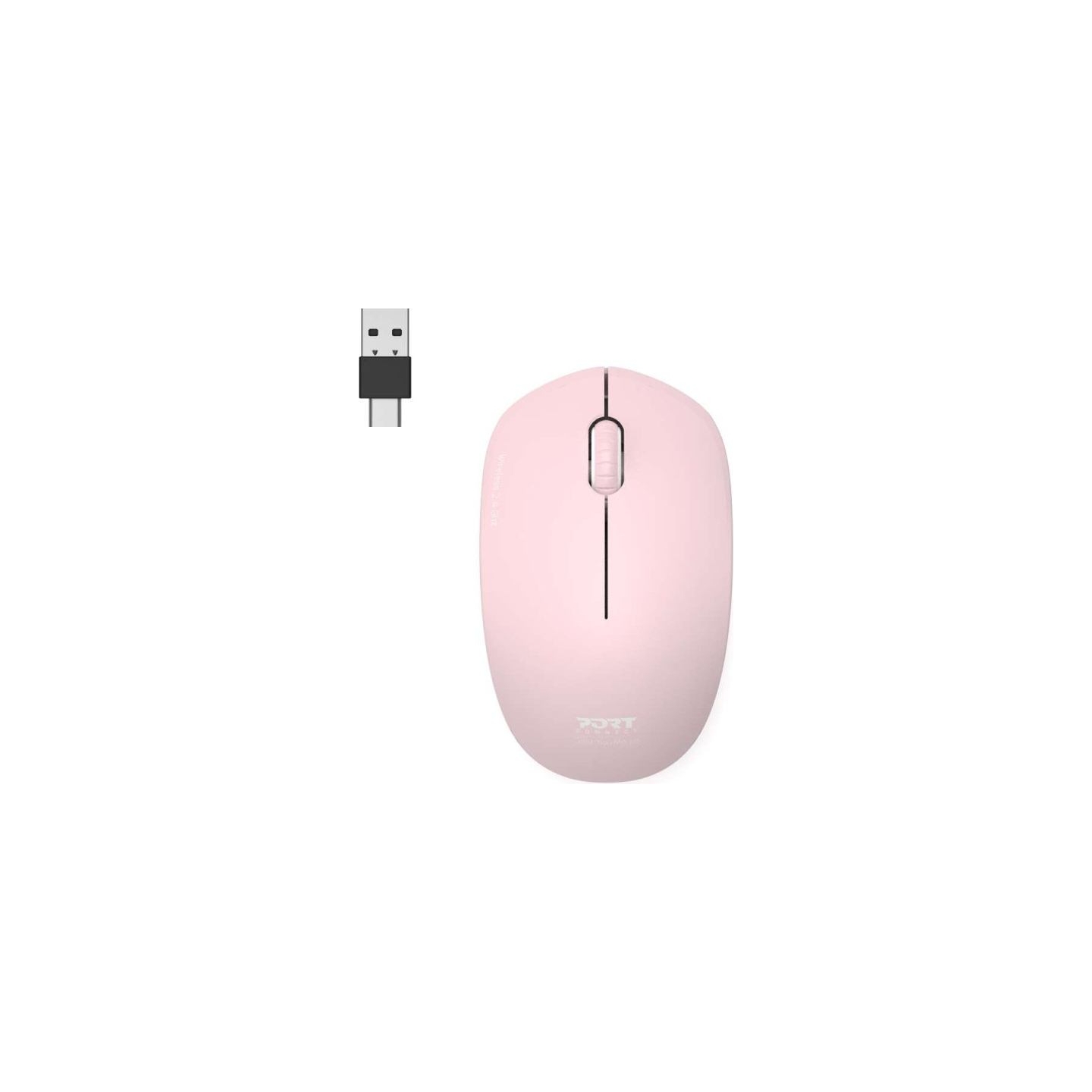 Port Connect Mouse | Collection II | Wireless | 2.4 GHz | Pink