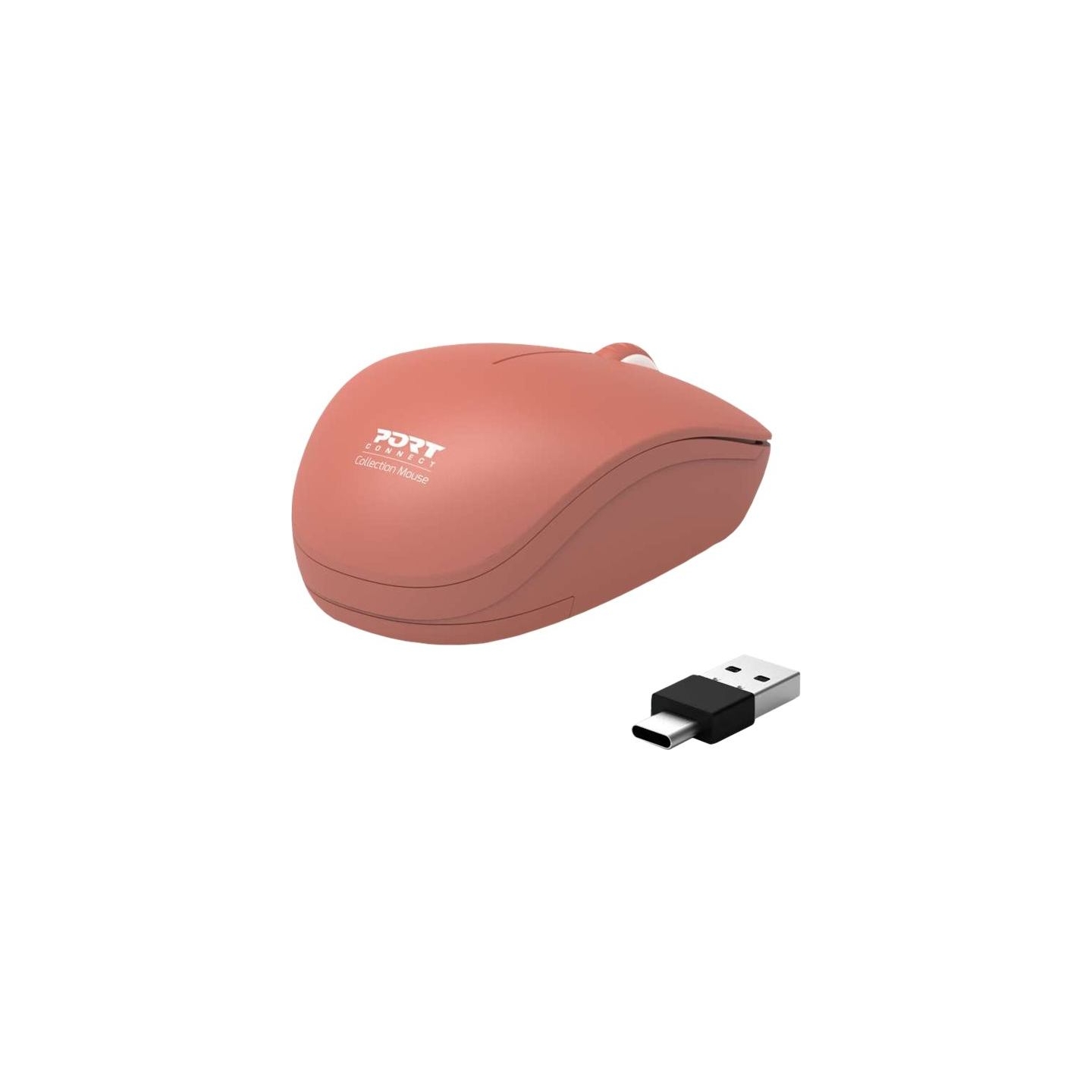 Port Connect Mouse | Collection II | Wireless | 2.4 GHz | Orange