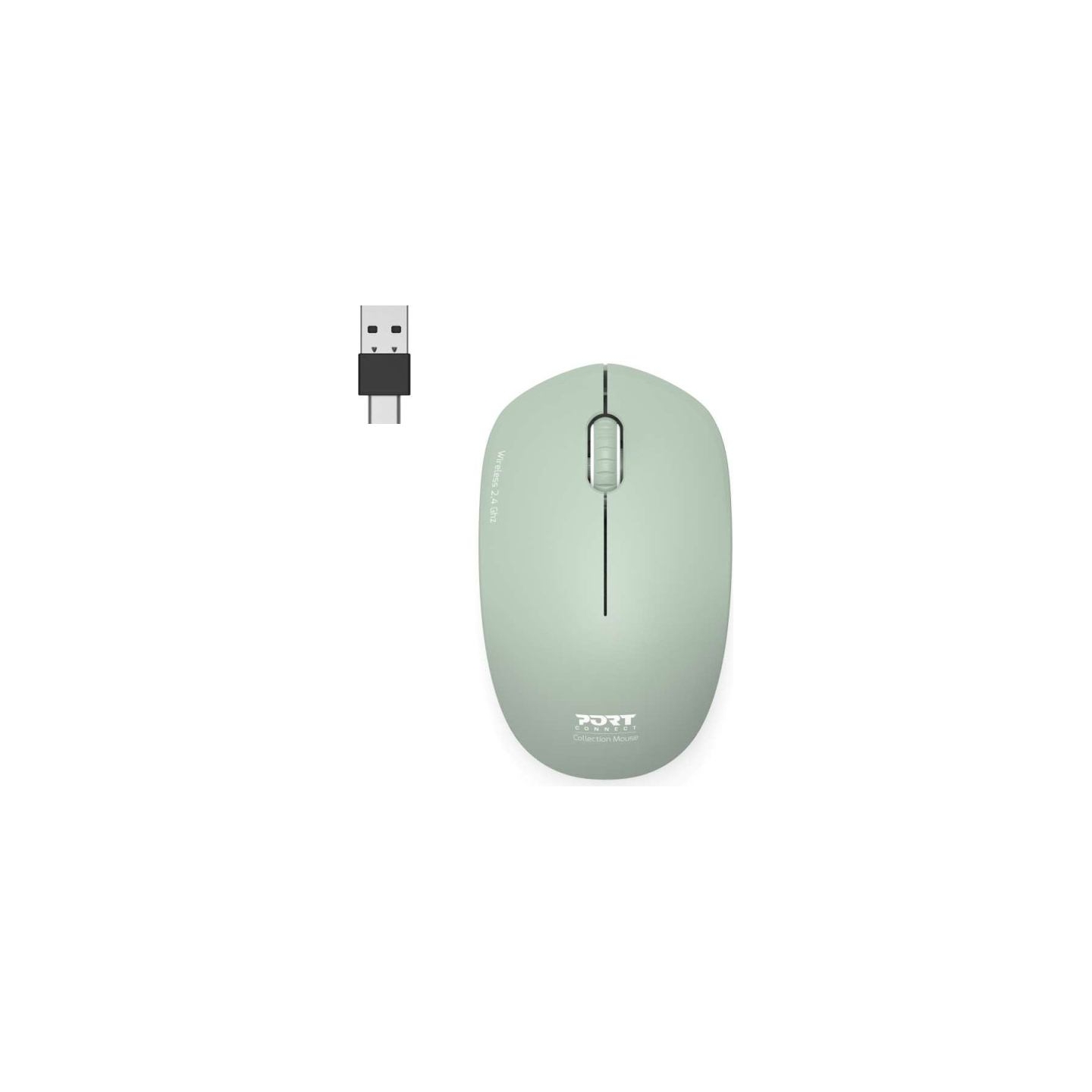 Port Connect Mouse | Collection II | Wireless | 2.4 GHz | Vert Olive