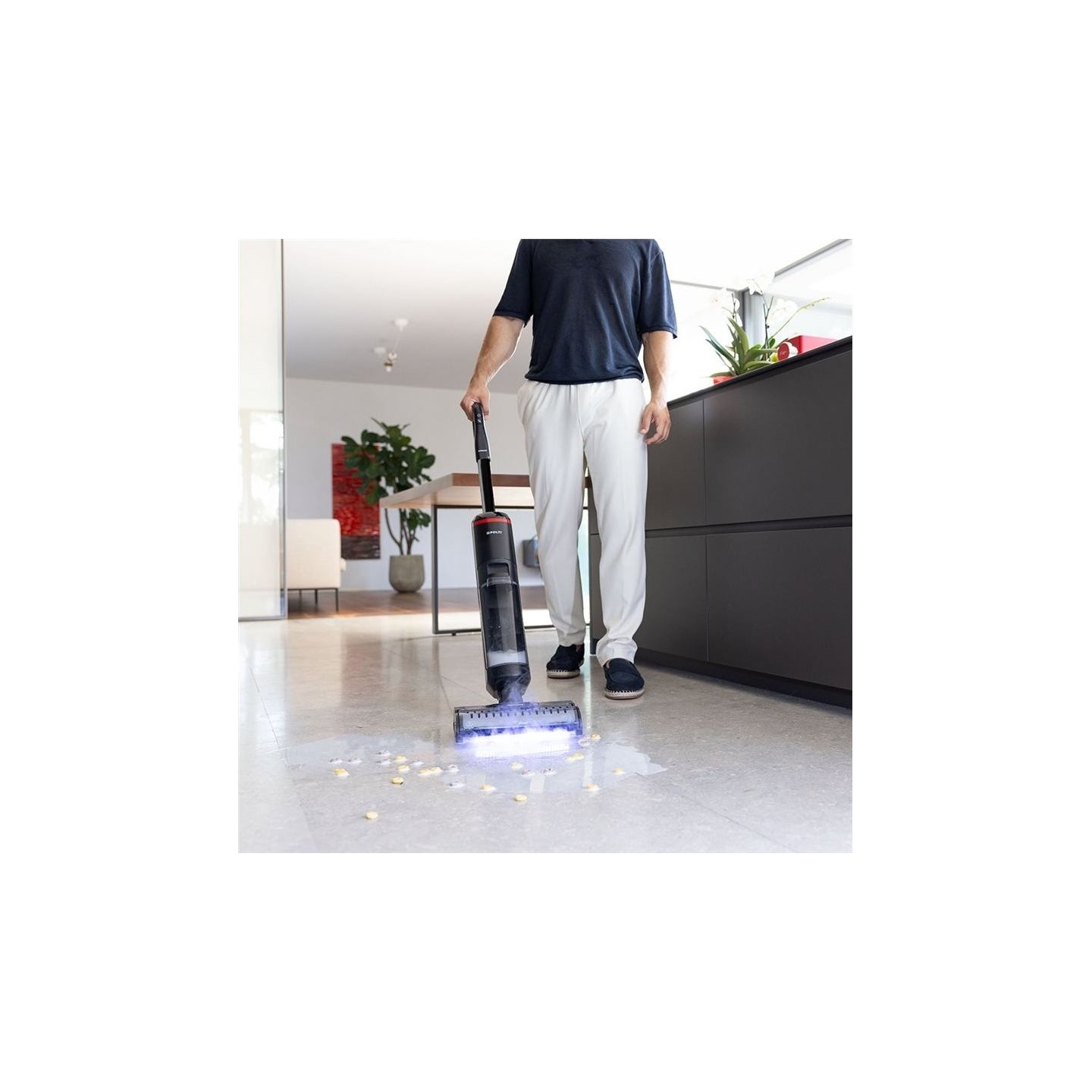 Polti Cordless Steam Cleaner | RollySteam WD40C | Power 450 W | Water tank capacity 0.6 L | Black