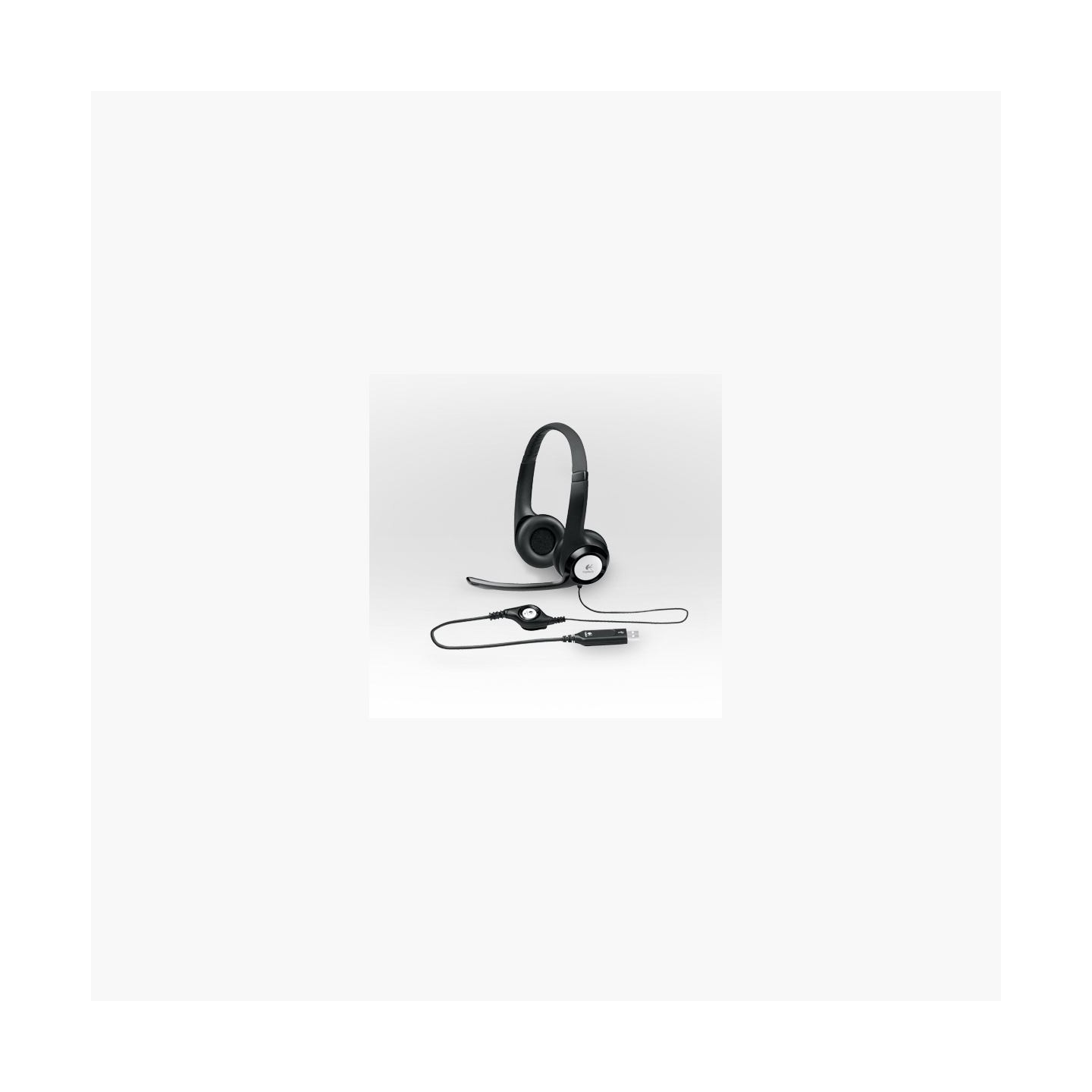Logitech H390 Headset USB black / 981-000406