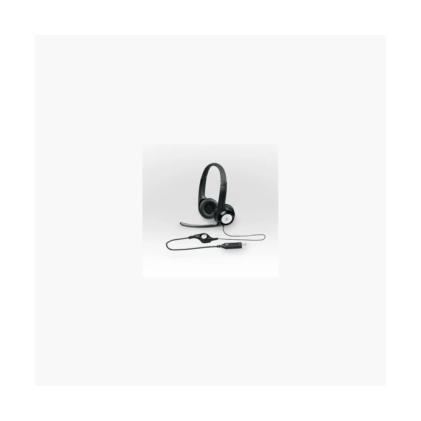 Logitech H390 Headset USB black / 981-000406