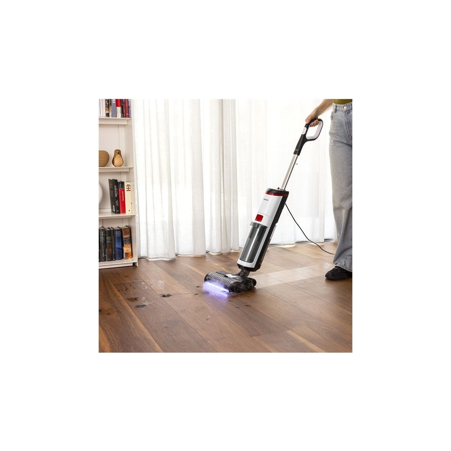 Polti Corded Steam Cleaner | RollySteam WD10 | Power 750 W | Water tank capacity 0.6 L | White/Black