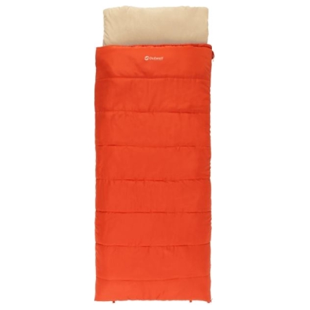 Outwell Contour Lux | Sleeping Bag | 220 x 85 cm | 2-way L-shape open-end with auto lock
