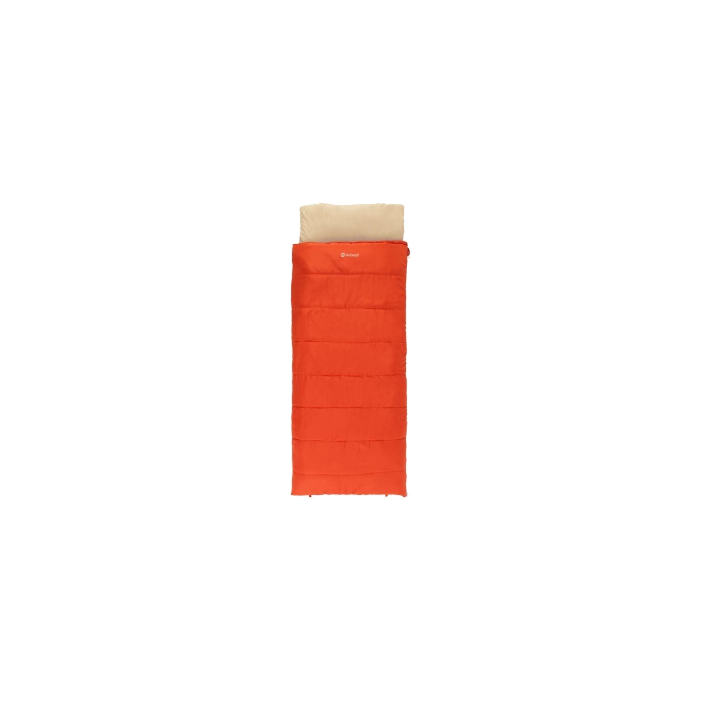 Outwell Contour Lux | Sleeping Bag | 220 x 85 cm | 2-way L-shape open-end with auto lock