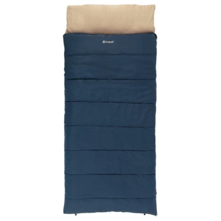 Outwell Contour Lux XL | Sleeping Bag | 220 x 105 cm | 2-way L-shape open-end with auto lock