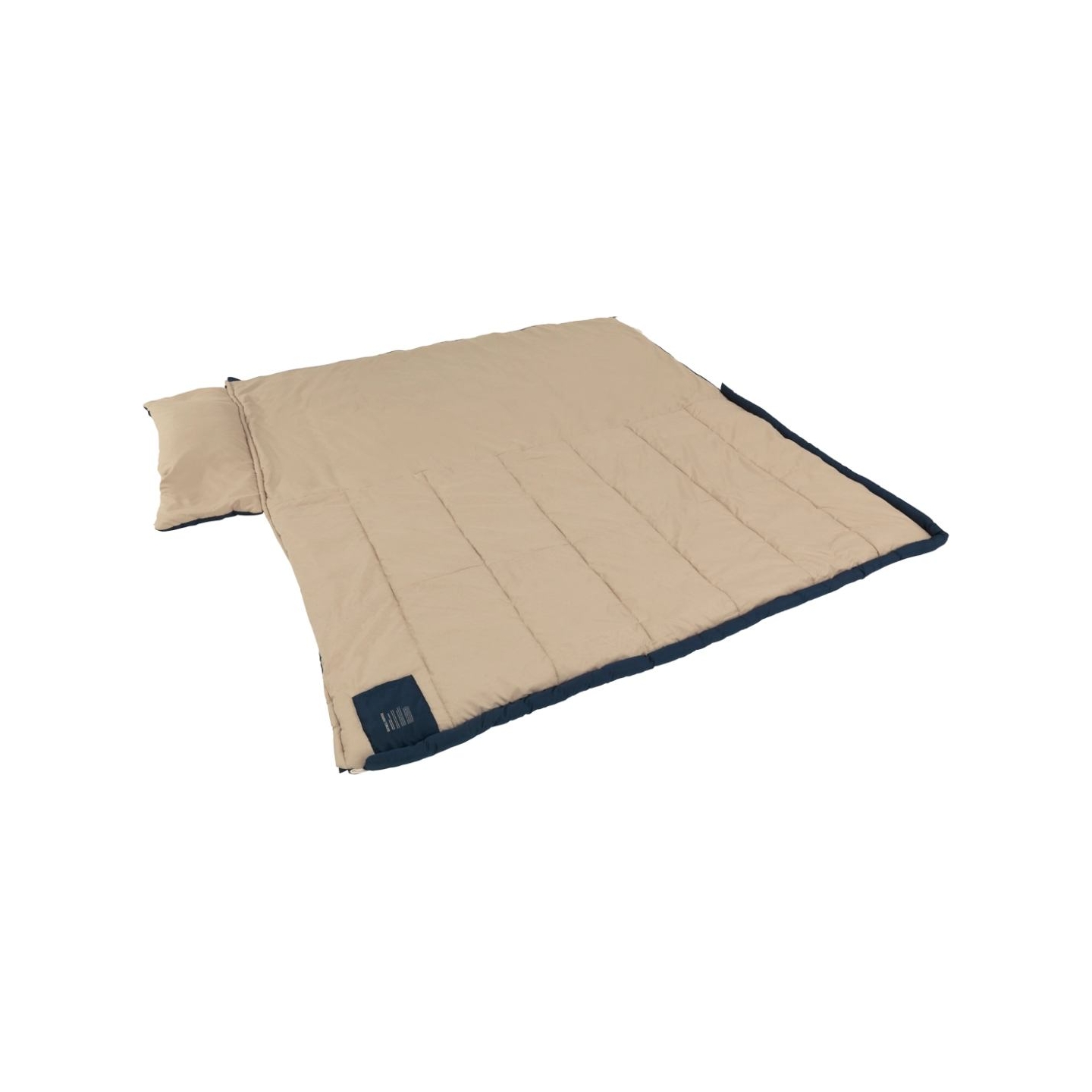 Outwell Contour Lux XL | Sleeping Bag | 220 x 105 cm | 2-way L-shape open-end with auto lock