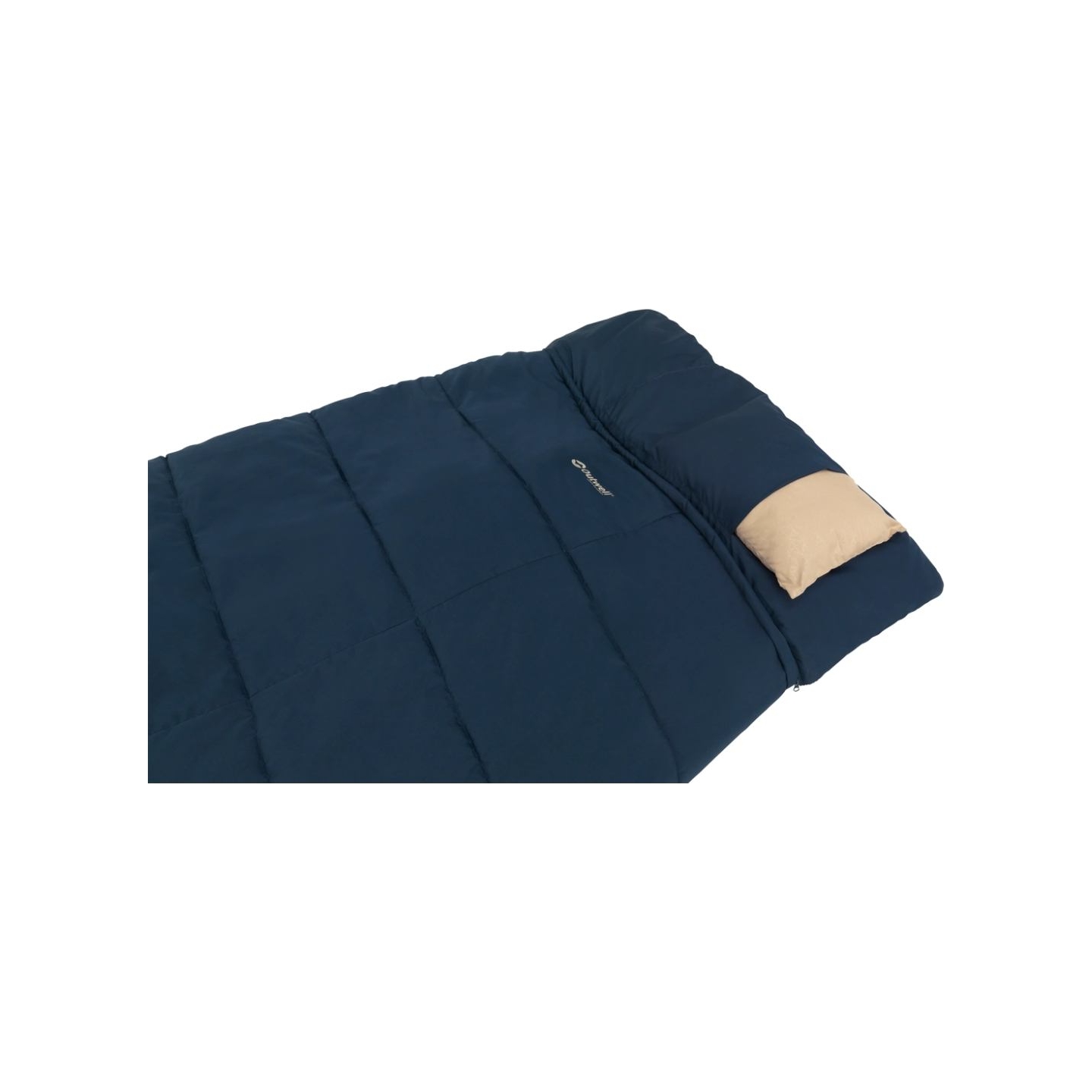 Outwell Contour Lux XL | Sleeping Bag | 220 x 105 cm | 2-way L-shape open-end with auto lock