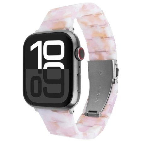Fixed | Resin Strap for Apple Watch 38/40/41mm | Candy Pink | Epoxy Resin