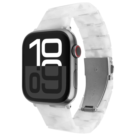 Fixed | Resin Strap for Apple Watch 38/40/41mm | Cloud White | Epoxy resin