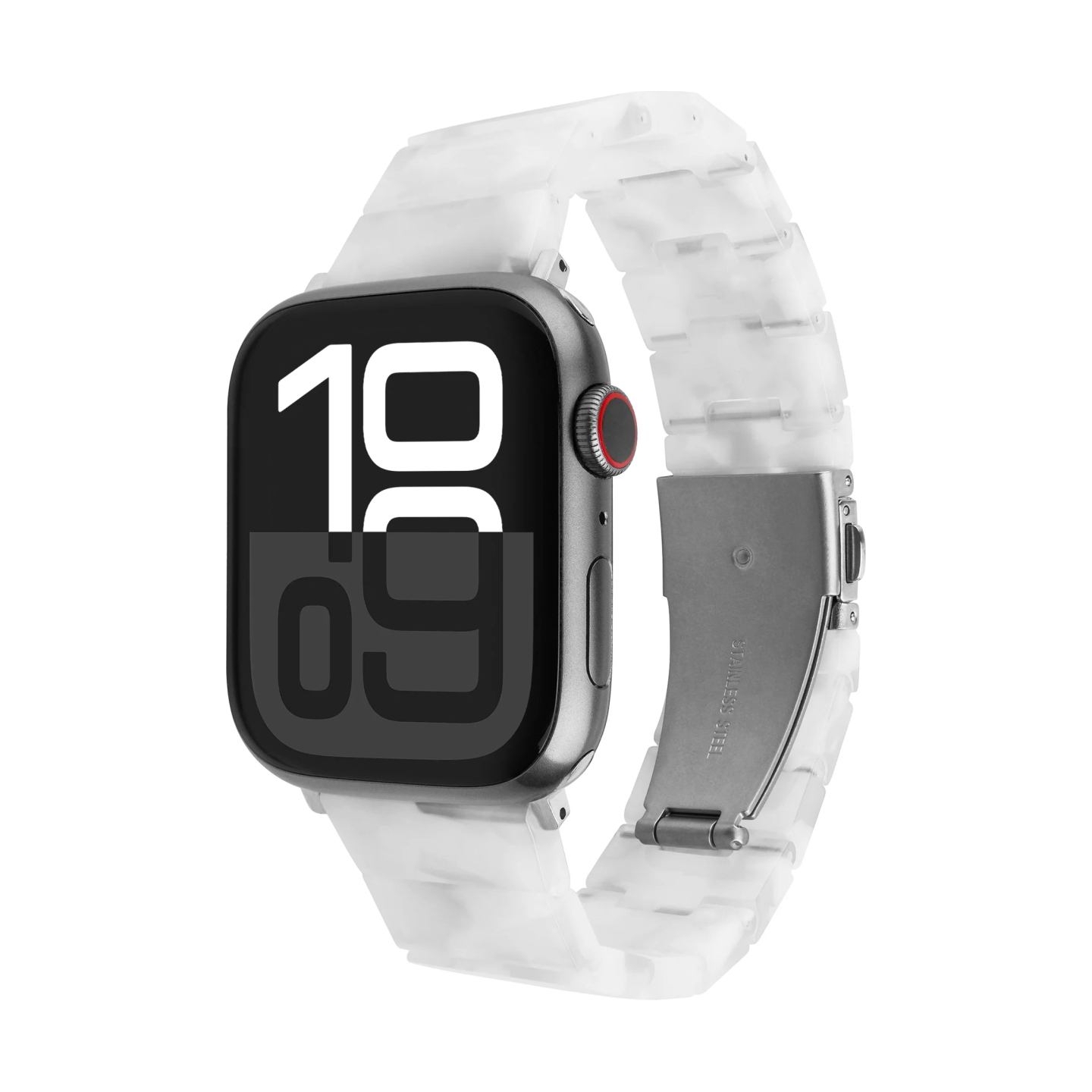 Fixed | Resin Strap for Apple Watch 38/40/41mm | Cloud White | Epoxy resin