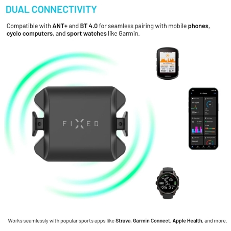 Fixed | Cadence/Speed Sensor Spin | Bluetooth | Black