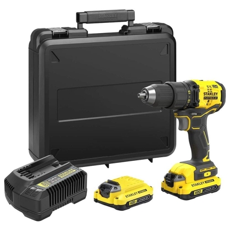 Stanley | 18V V20 Brushless Drill Driver - 2.0Ah Kit | SFMCD710D2K-QW | 18 V | 2.0 Ah | Lithium Ion