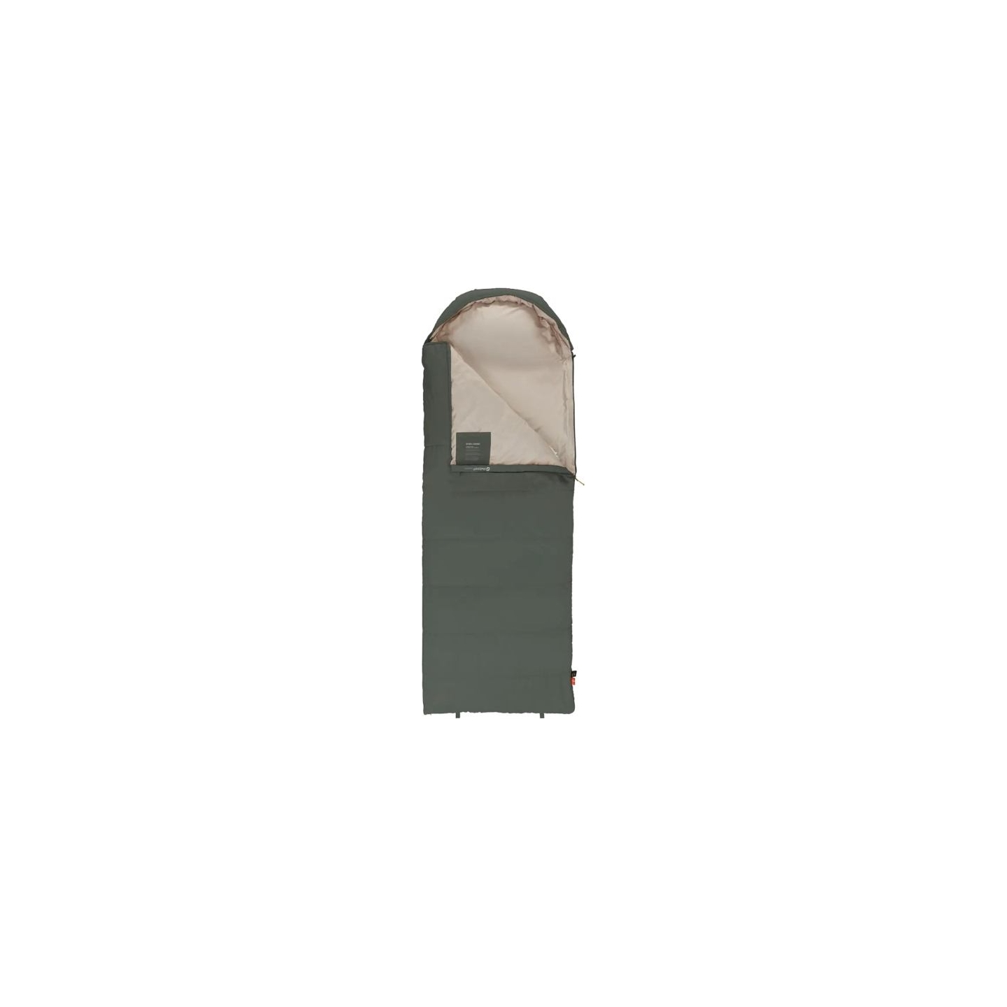 Outwell Campion Prime Green | Sleeping Bag | 215 x 80 cm | -10 to 8 °C | 2 way open - auto lock, L-shape