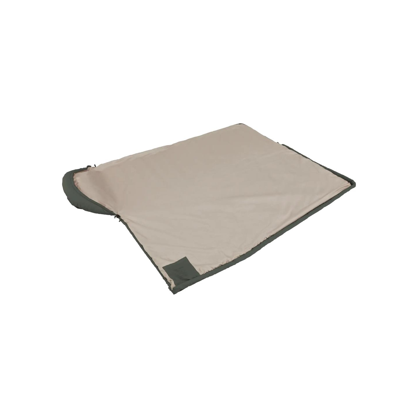 Outwell Campion Prime Green | Sleeping Bag | 215 x 80 cm | -10 to 8 °C | 2 way open - auto lock, L-shape