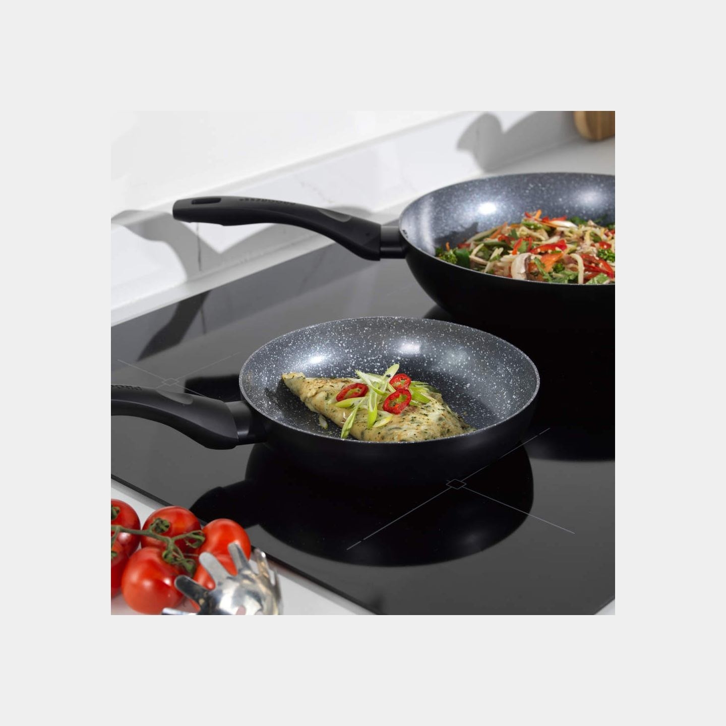 Progress BW12901EU7 Marble Ceramic 20cm Stir-Fry Pan