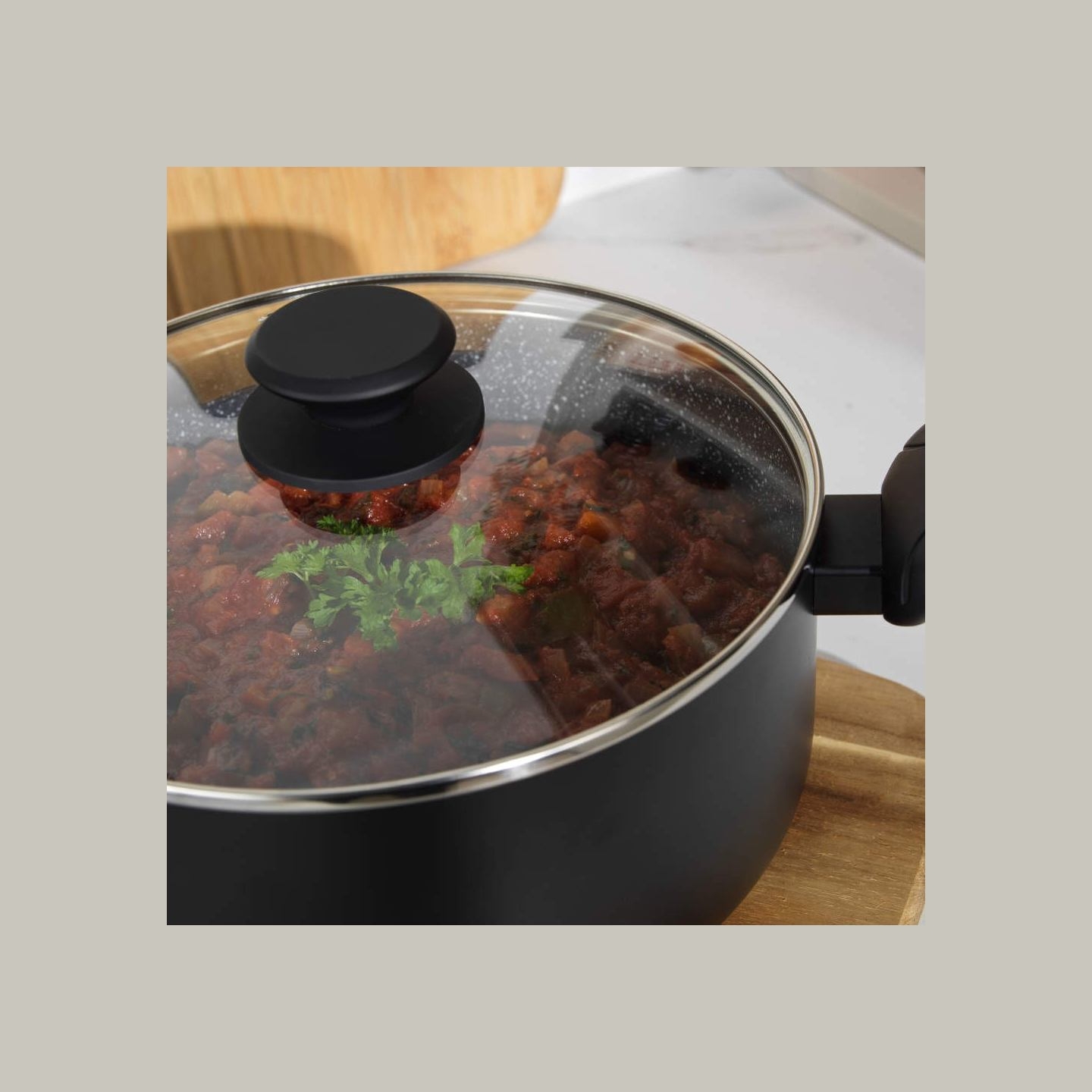 Progress BW12920EU7  Marble Ceramic 24 cm Stockpot