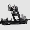 Next Level Racing | Aluminum; Carbon Steel | Racing Simulator Cockpit | GTElite Wheel Plate Edition | Black