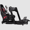 Next Level Racing | Aluminum; Carbon Steel | Racing Simulator Cockpit | GTElite Wheel Plate Edition | Black