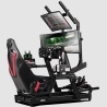 Next Level Racing | Aluminum; Carbon Steel | Racing Simulator Cockpit | GTElite Wheel Plate Edition | Black