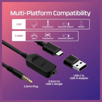 Hyperx Headset HyperX Cloud III Black Gaming 727A8AA