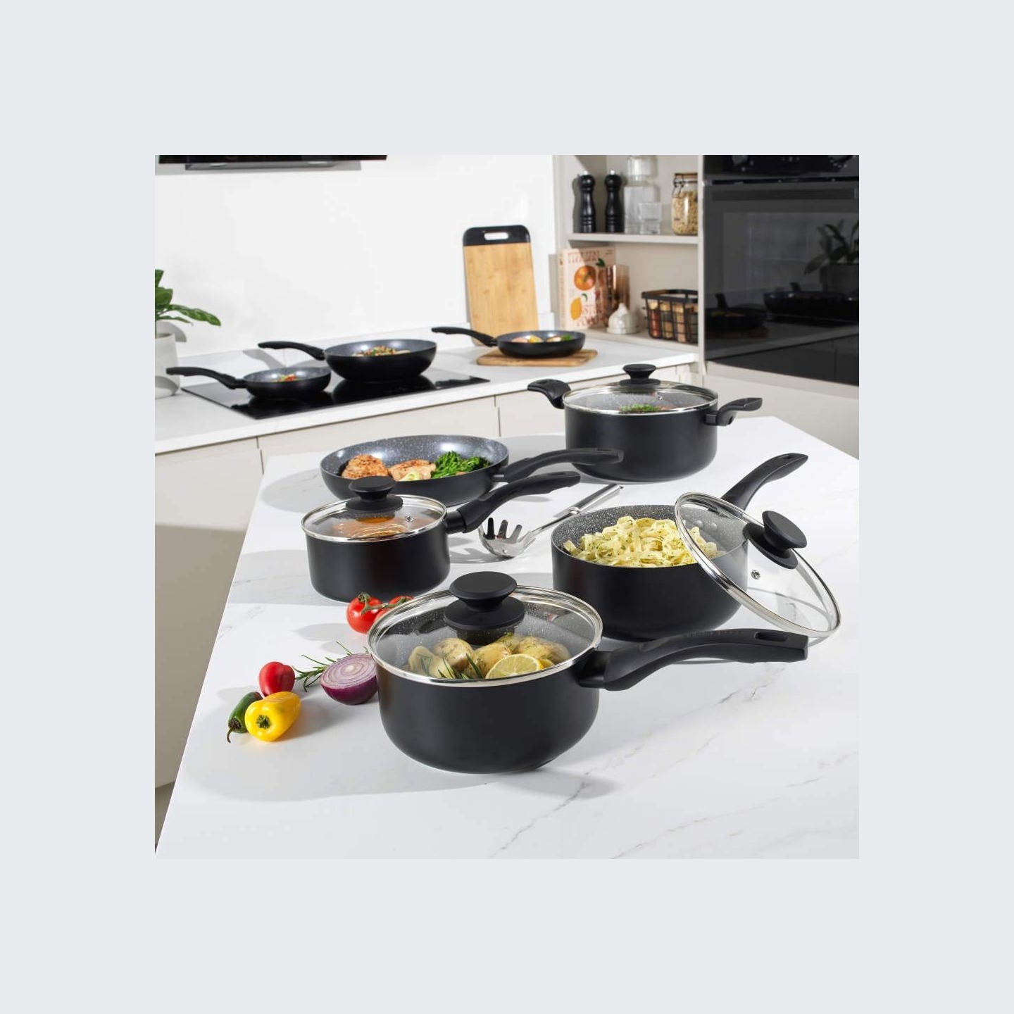 Progress BW12907EU7 Marble Ceramic 16cm Saucepan