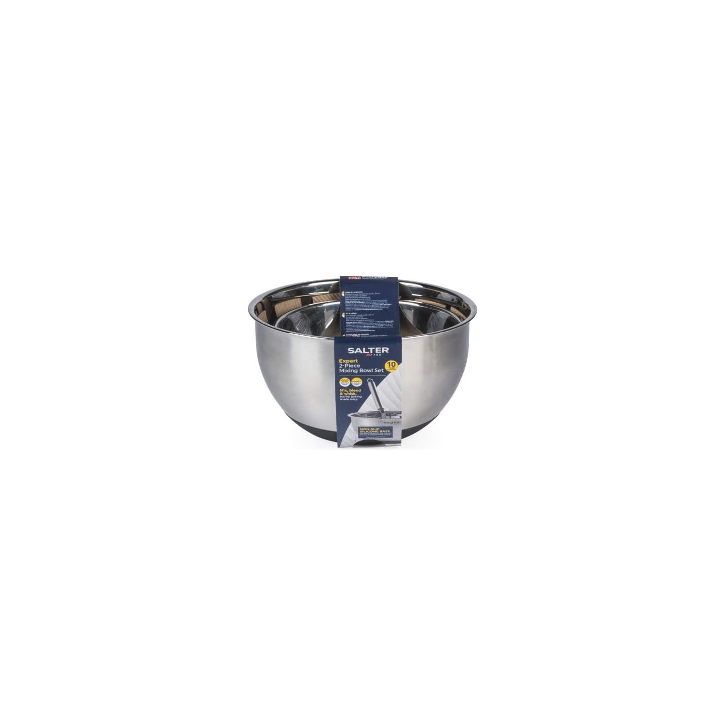 Salter BW14191 Expert 2-Piece Mixing Bowl Set